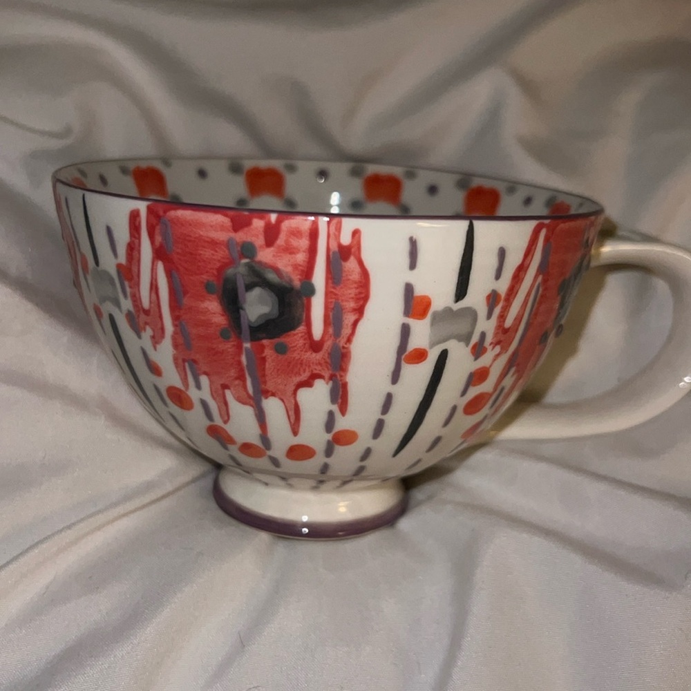 Anthropologie footed Pedistal coffee Teacup